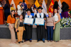 Awarding of degrees to UNIB scholarship recipients in Ecuador.
